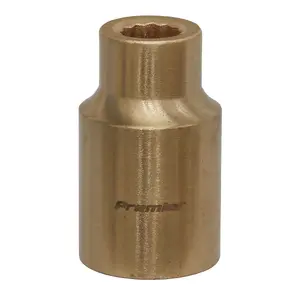 Sealey Socket 9mm 1/2" Square Drive Non-Sparking WallDrive 12 Point NS042