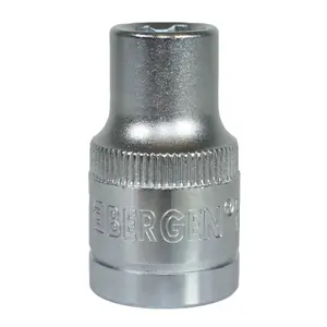 1/2" Drive 13mm Metric Super Lock Shallow 6-Sided Single Hex Socket Bergen