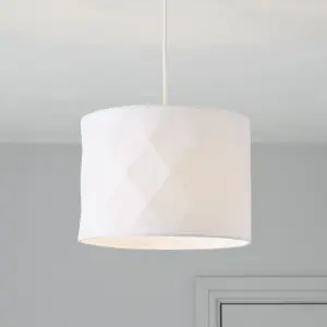 GoodHome Salusas Cream Light shade (D)40cm