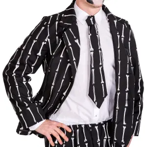 Bone Suit - Halloween fancy dress costume for men - black XL