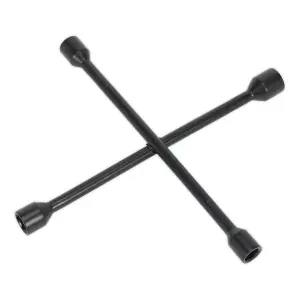 Sealey Lug Wrench 4-Way With Hot Forged Sockets 17mm 19mm 21mm 22mm AK2090