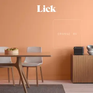 Lick Orange 05 Matt Emulsion paint, 2.5L