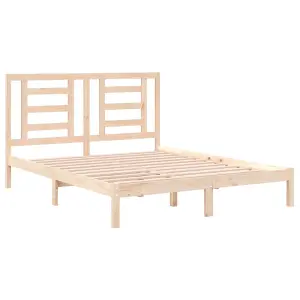 Berkfield Bed Frame Solid Wood Pine 160x200 cm