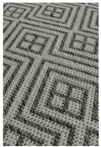 County Collection Geo Grey Indoor/Outdoor Rugs  11344A