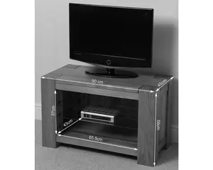 Kuba Solid Oak TV Unit with Storage