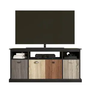 Mercer TV Console with 4 Doors Multicolour/Black