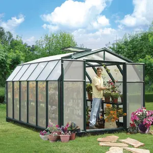 Palram - Canopia Hobby Gardner Green 8x12 Greenhouse