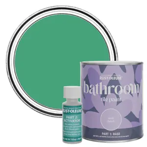 Rust-Oleum Emerald Matt Bathroom Tile Paint 750ml