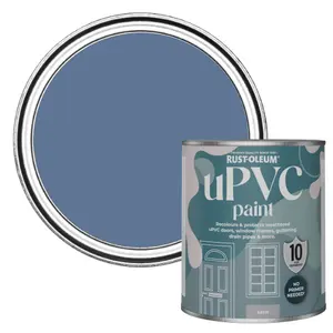 Rust-Oleum Blue River Satin UPVC Paint 750ml