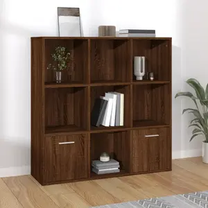 Arundhati Bookcase Oak / 98cm H x 98cm W x 30cm D