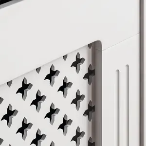 Vida Designs Oxford Medium White Radiator Cover