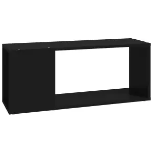 Berkfield TV Cabinet Black 80x24x32 cm Engineered Wood