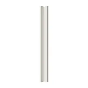 Tydeman Matt porcelain Standard Corner post, (W)59mm (L)715mm