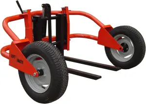 LiftMate Very Heavy Duty Pallet Pump Truck for Rough Terrain, 1500kg Capacity, Jack Trolley