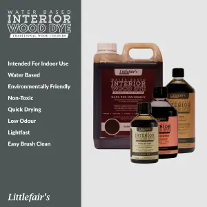 Littlefair's - Indoor Wood Stain - Black Ebony - 2.5 LTR