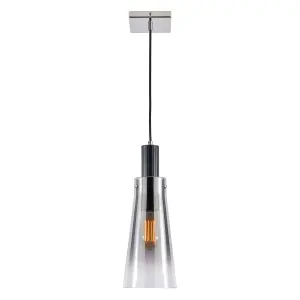 Litecraft Visconte Atrani Black Ombre Ceiling Pendant