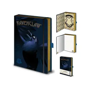 Harry Potter Intricate Houses Ravenclaw A5 Notebook Blue/Black (One Size)