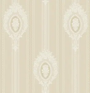 SK Filson Beige Stripe Wallpaper