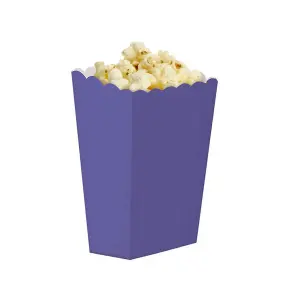 Amscan Paper Plain Popcorn Holder Purple (S)