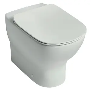 Ideal Standard Tesi White Slim Back to wall Toilet with Soft close seat & Close coupled cistern