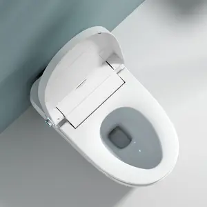 Smart Bidet Toilet for Bathrooms with Inner Tank, Touch Sensor, Auto Flush, Adjustable Seat Temperature, Auto Open/Close Lid