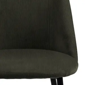 Plandome Upholstered Dining Chair (Set of 4) Olive Green