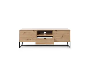 Amber Collection TV Stand 153cm in Oak