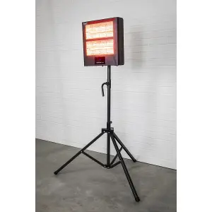 Sealey Infrared Quartz Heater With Tripod Stand 230V 1.4/2.8kW Portable IR28CT