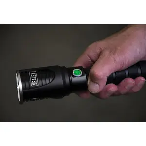 Sealey Rechargeable Aluminium Torch 5W SMD LED Adjustable Focus LED4491