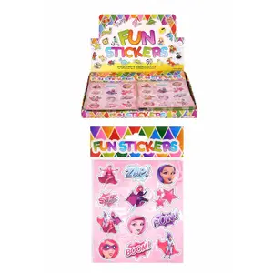 Henbrandt Super Girls Stickers (Pack of 120) Multicoloured (One Size)