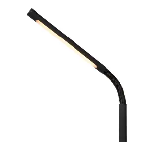 Lucide Gilly Classic Floor Reading Lamp - LED Dim. - 1x3W 2700K - Black