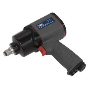 Sealey Air Impact Wrench 1/2"Sq Drive Composite - Twin Hammer SA201