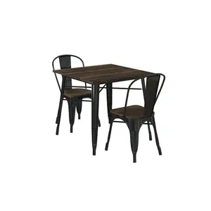 80.01 Cm Dining Table Black