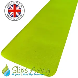 Anti Slip Tape Tread Cleats Pre Cut Tiles 150mm x 610mm -  FLUORESCENT YELLOW