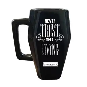 Beetlejuice Coffin Shaped Mug Black/White (One Size)