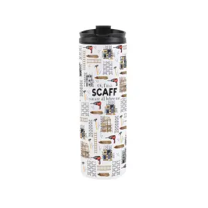 Scaffolder Travel Mug - Novelty Trades Gift Stainless Steel Vacuum-Sealed Double-Walled Hot/Cold Drinks Travel Flask