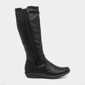 Cushion Walk Sheri Womens Black Calf Boot - Size 6 - Womens Boots Calf