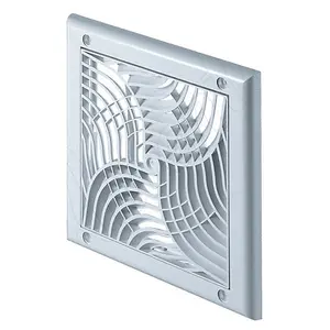 Awenta 150x150mm 100mm Duct Wall Ventilation Grille Cover with Anti Insects Net