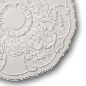 M83 Ceiling Rose - Medallion Lightweight Resin Ornate Decor Traditional Light Chandelier Feature Ceiling Centre 66cm