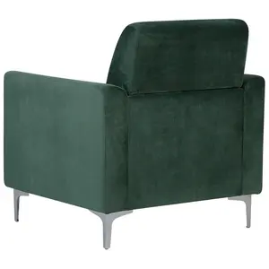 Armchair FENES Velvet Dark Green