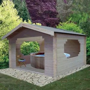 Shire Bere 11x11 ft Apex Wooden Cabin - Assembly service included