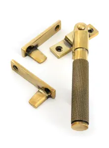 From The Anvil Aged Brass Night-Vent Locking Brompton Fastener