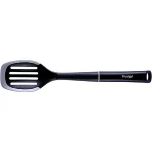 Prestige 2in1 Kitchen Silicone Edge Tools - Slotted Spoon, Heat Resistant, Dishwasher Safe, Non-Scratching