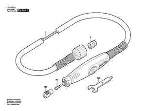 DREMEL Inner Core Cable (To Fit: Dremel 225 Flexible Shaft) (2610914543)