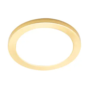 Litecraft Brass Magnetic Bezel For 18W Darly Bathroom Flush Ceiling Light