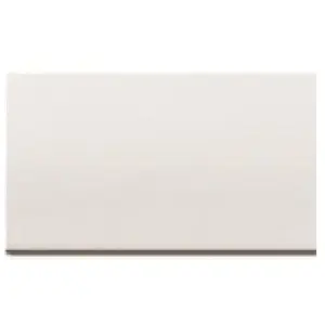 Cooke & Lewis White Straight End Bath panel (H)51cm (W)75cm