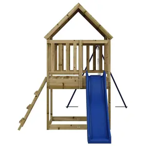 Berkfield Outdoor Playset Impregnated Wood Pine