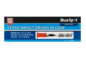 Blue Spot Tools - 13 Pce Impact Driver In Case