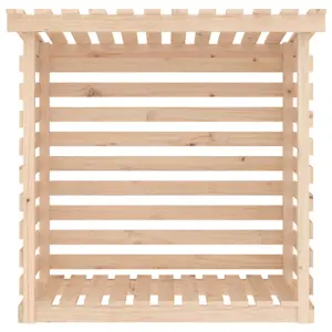 Berkfield Firewood Rack 108x73x108 cm Solid Wood Pine