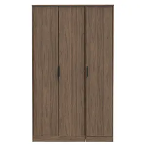 Fuji 3 Door Wardrobe in Carini Walnut (Ready Assembled)